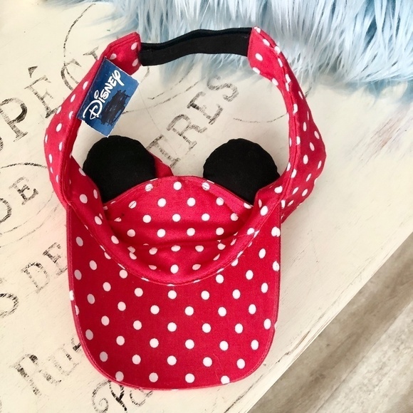 DISNEY, Minnie Mouse, Sun Visor, Adjustable, Child, Size 4 - 6X, Nice Condition‎ - Picture 6 of 9